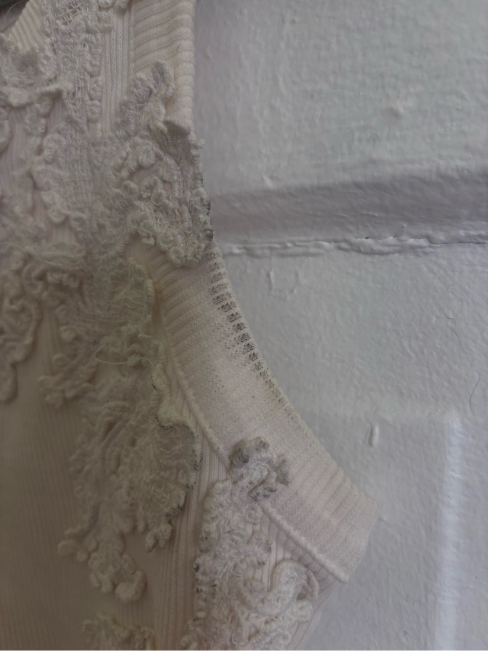 The Pippah Lace Appliqué Tank by Anthropologie White XXS - Picture 7 of 7